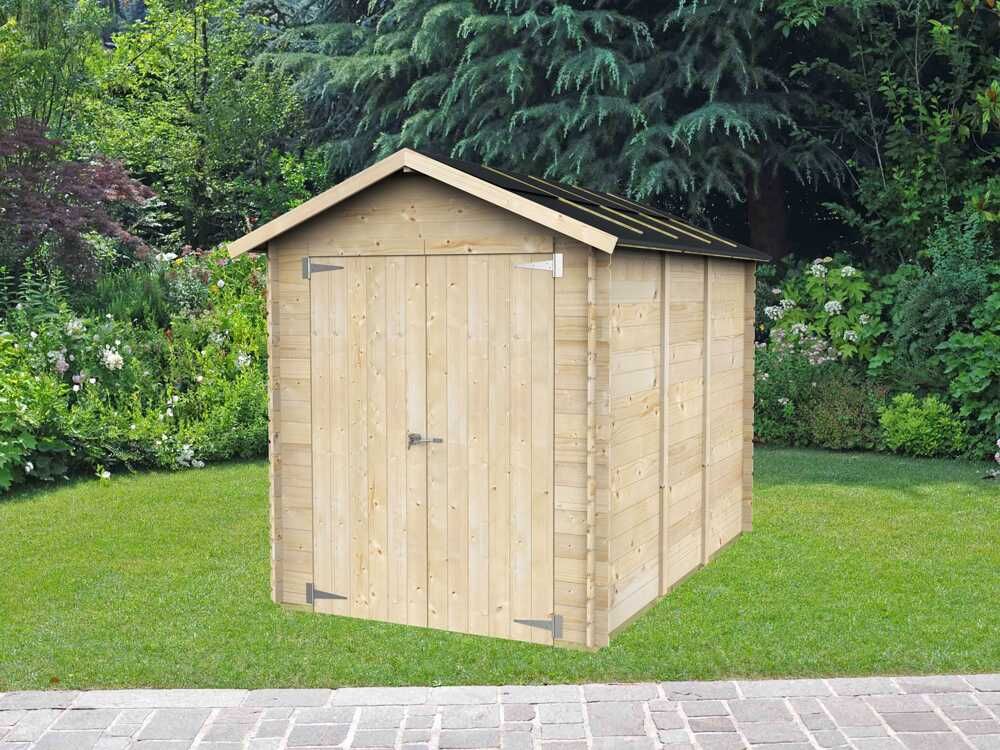 casetta-giardino-esterno-legno-impregnata-bianca-colorata-tinta-piscina