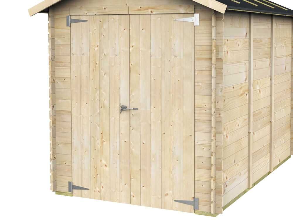 casetta-giardino-esterno-legno-impregnata-bianca-colorata-tinta-piscina